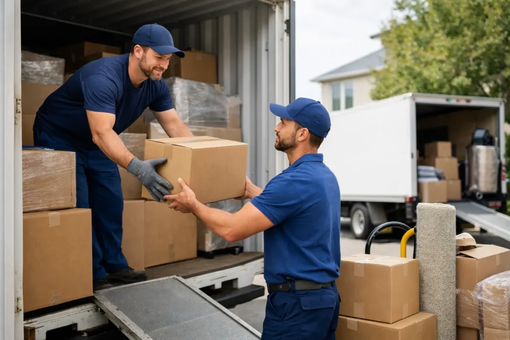 How to Unload a Storage Container Safely